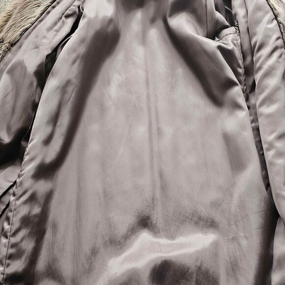 Evans Full Length Beaver Fur Coat M - Picture 6 of 10